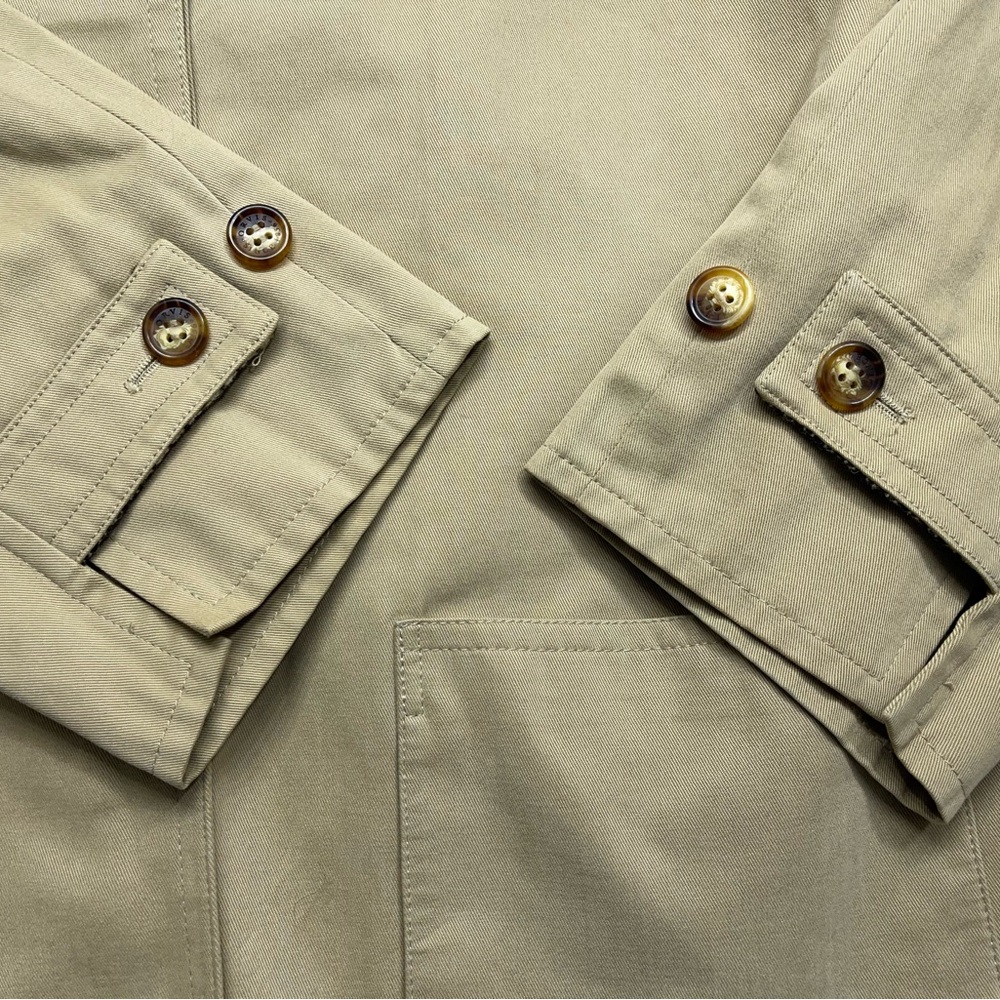 Orvis Khaki Utility Jacket with Houndstooth Lining - Picture 7 of 16